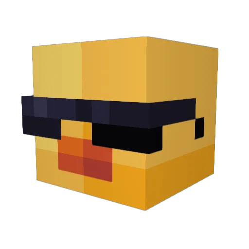 SkyLover218 Minecraft avatar head, 3D render