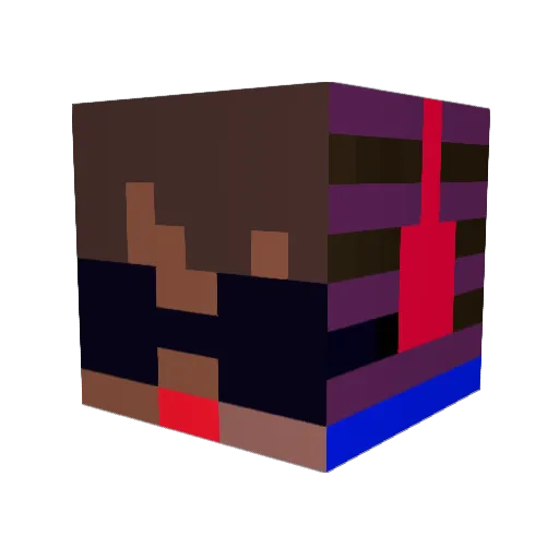 SkyMladen Minecraft avatar head, 3D render