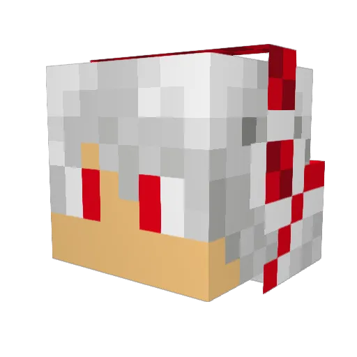 SkyNine_ Minecraft avatar head, 3D render