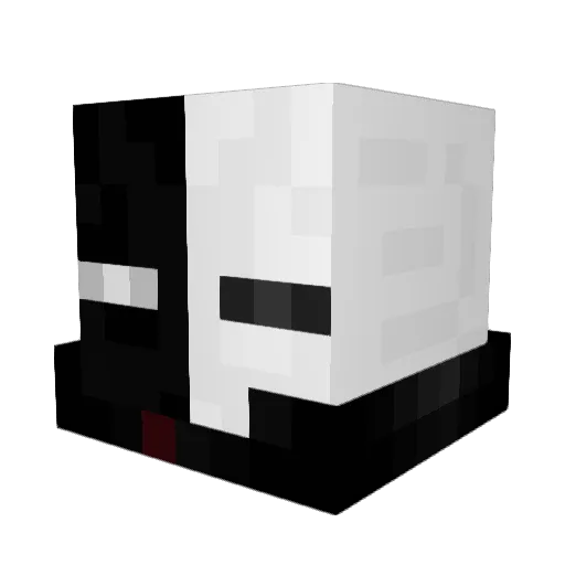 SkyOnix Minecraft avatar head, 3D render