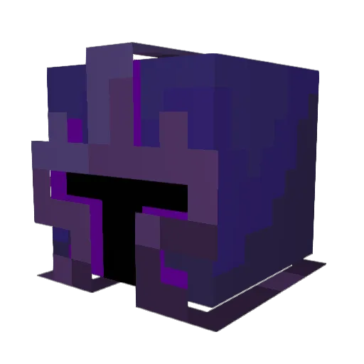 SkyRaphy Minecraft avatar head, 3D render