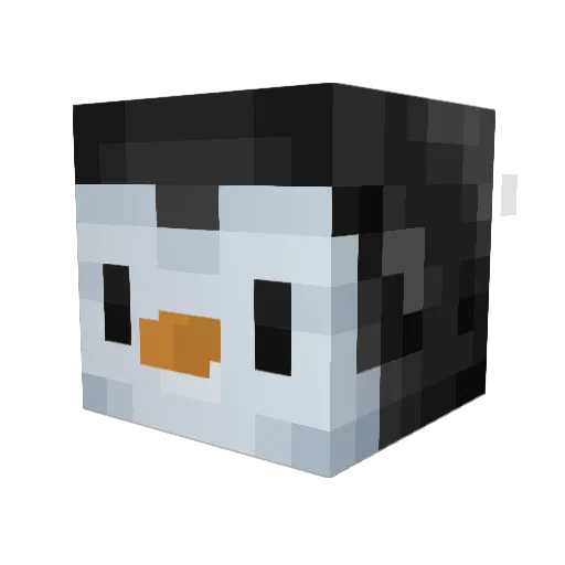 SkyRion_ Minecraft avatar head, 3D render