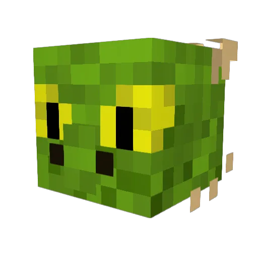 SkyRoyal Minecraft avatar head, 3D render