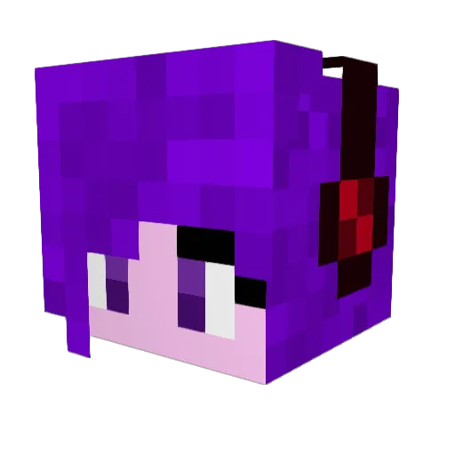 SkyTheBlasphemer Minecraft avatar head, 3D render