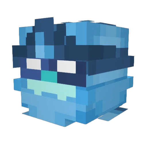 Sky_Battle Minecraft avatar head, 3D render