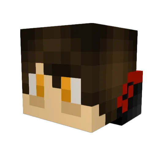 Sky_EnderW Minecraft avatar head, 3D render
