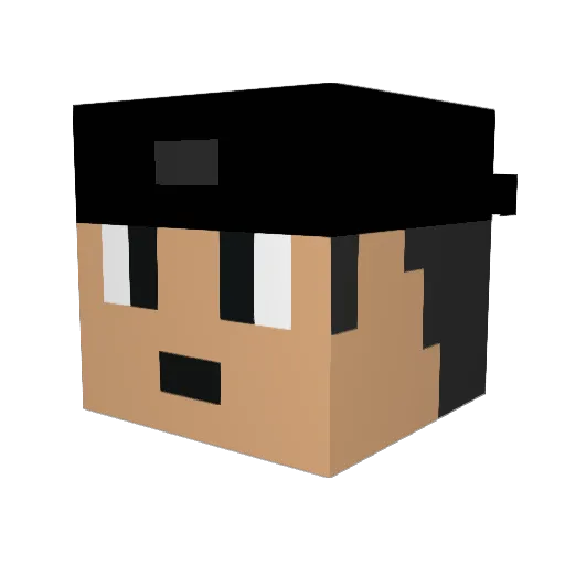 Sky_Jake Minecraft avatar head, 3D render