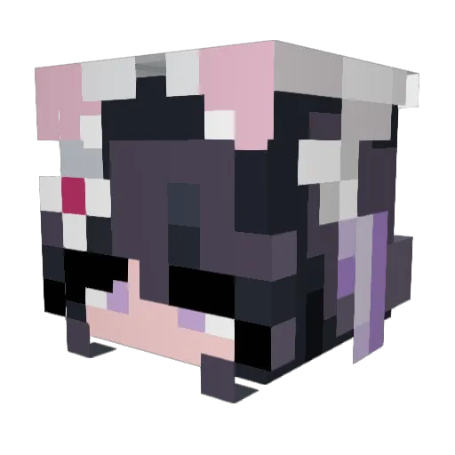 Sky_Mutzi Minecraft avatar head, 3D render