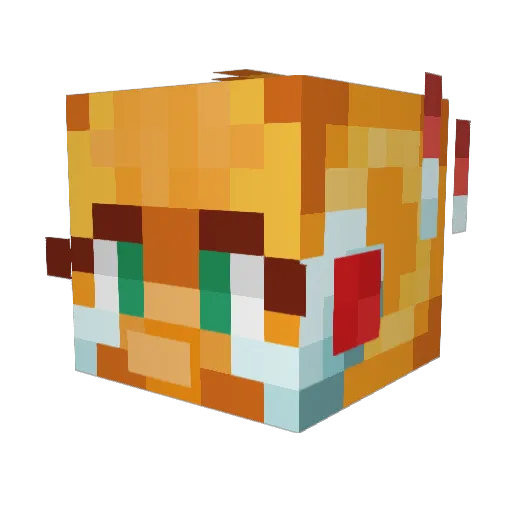 Sky_Scribe Minecraft avatar head, 3D render