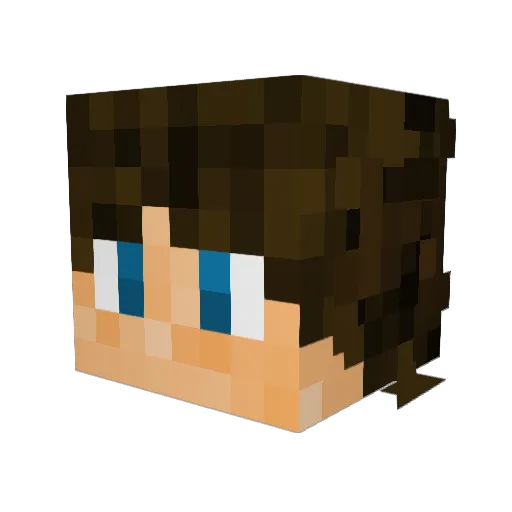 Sky_SuSu Minecraft avatar head, 3D render