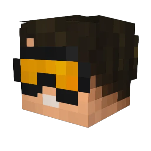 Sky_Surv Minecraft avatar head, 3D render