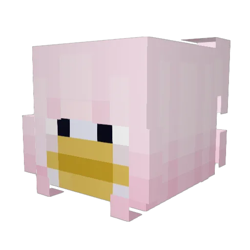 Sky__Line_ Minecraft avatar head, 3D render