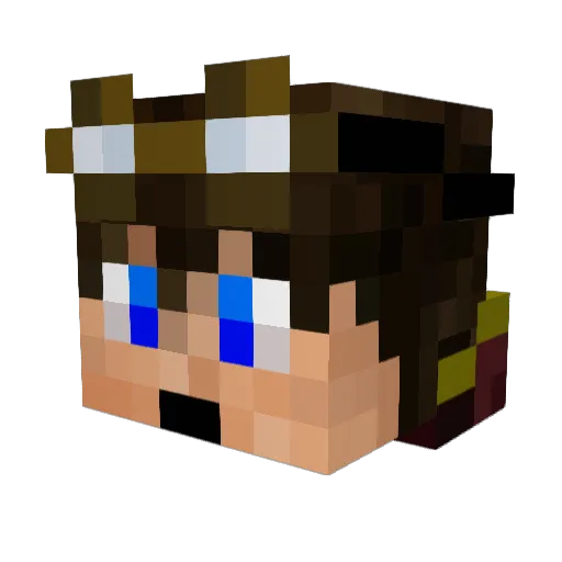Sky_lord715 Minecraft avatar head, 3D render