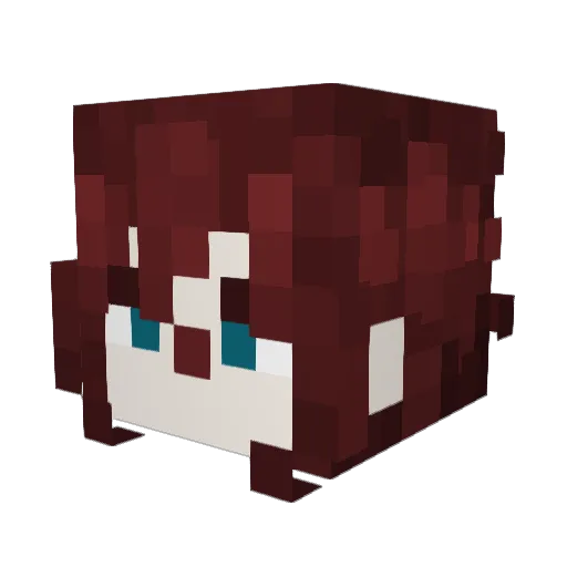 Skyatnight Minecraft avatar head, 3D render