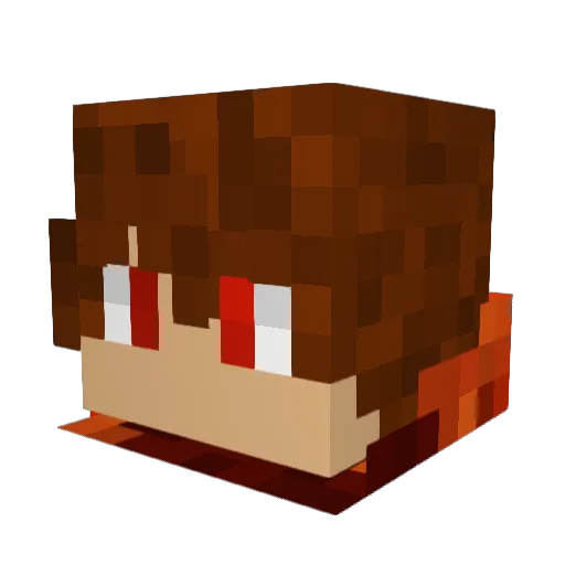 Skybattle12 Minecraft avatar head, 3D render