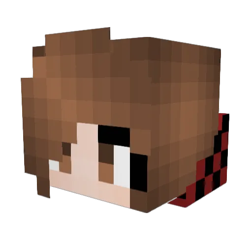Skybeam343 Minecraft avatar head, 3D render