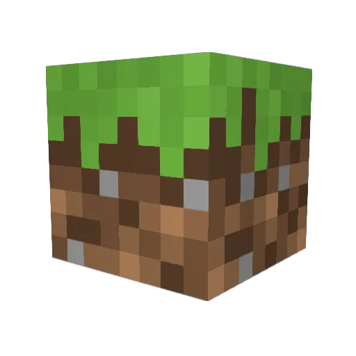 SkyblockIsland Minecraft avatar head, 3D render