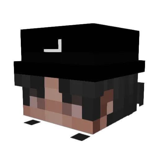 Skybloo_ Minecraft avatar head, 3D render