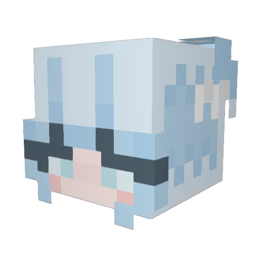 Skyce_09 Minecraft avatar head, 3D render