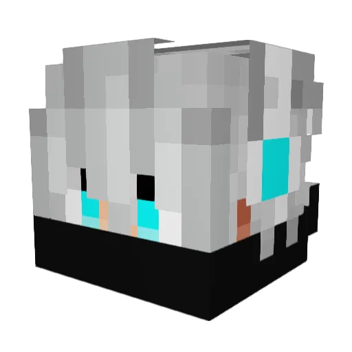 Skyci_CZ Minecraft avatar head, 3D render