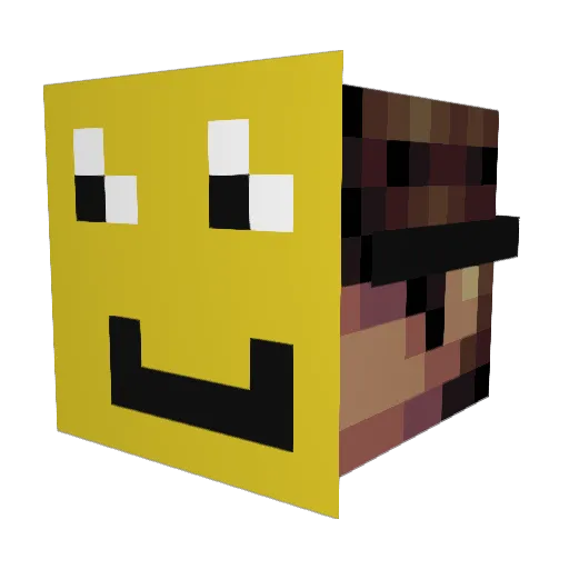 SkycrafterAlex Minecraft avatar head, 3D render