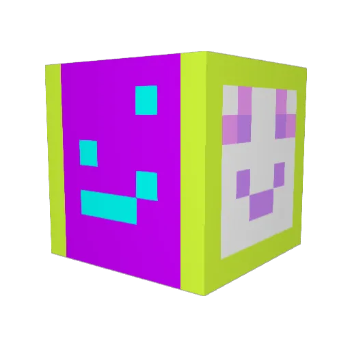 Skycruw Minecraft avatar head, 3D render