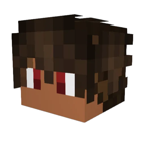 SkyderG4mer Minecraft avatar head, 3D render