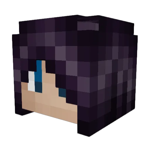SkydivingRobot Minecraft avatar head, 3D render