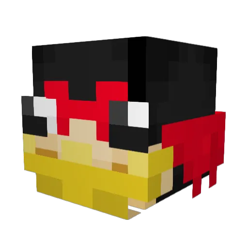 Skydonkey88 Minecraft avatar head, 3D render
