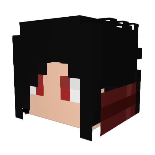 Skydrivter Minecraft avatar head, 3D render