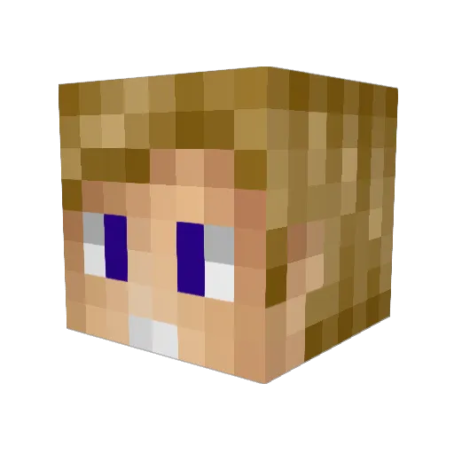 Skydurrr Minecraft avatar head, 3D render