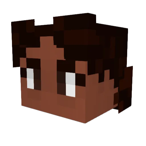 SkyePlayer_ Minecraft avatar head, 3D render