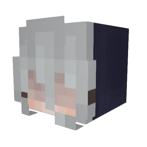 SkyeVibes Minecraft avatar head, 3D render