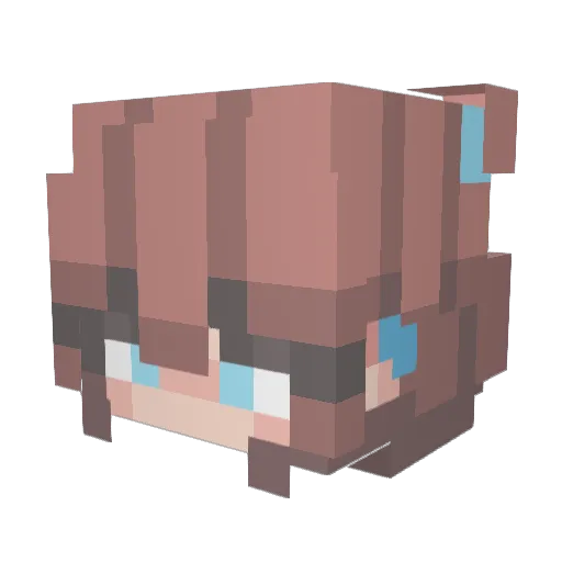 Skye_Raine Minecraft avatar head, 3D render