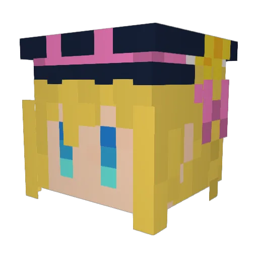 Skyeye04 Minecraft avatar head, 3D render