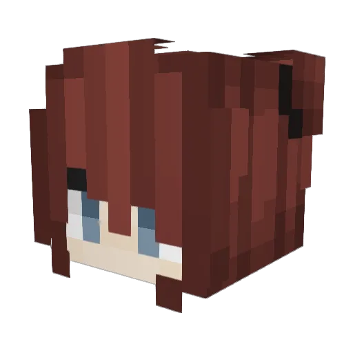 Skyezone Minecraft avatar head, 3D render