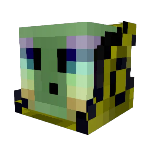 Skyforce77 Minecraft avatar head, 3D render