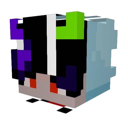 Skyfrost_XD Minecraft avatar head, 3D render