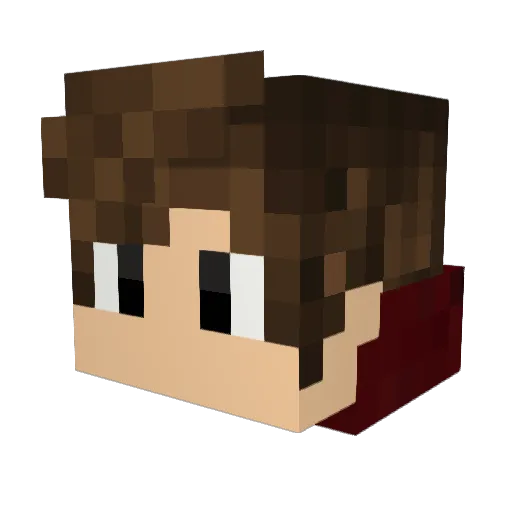 Skyguyyy Minecraft avatar head, 3D render