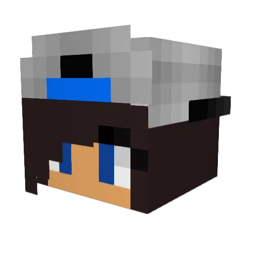 Skyjumper007 Minecraft avatar head, 3D render