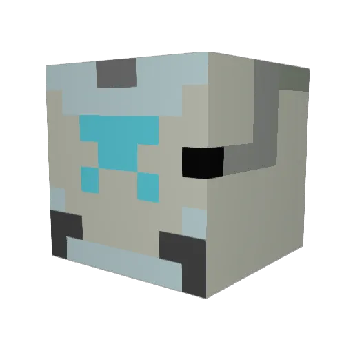 Skykeeper3238 Minecraft avatar head, 3D render