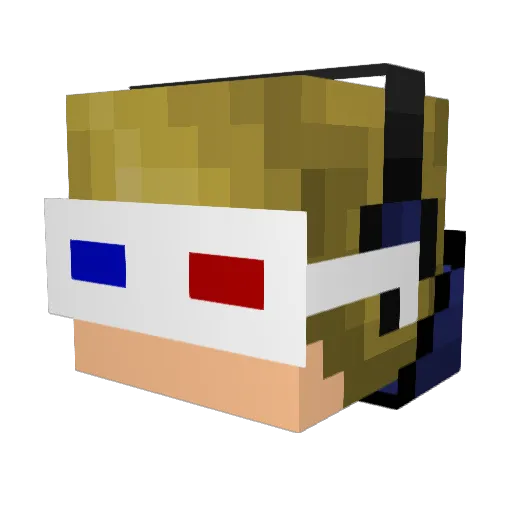 Skykillergram06 Minecraft avatar head, 3D render