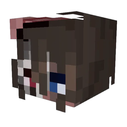 Skyl3rs_lvst Minecraft avatar head, 3D render
