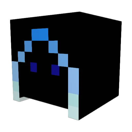 Skyla_IceMage Minecraft avatar head, 3D render