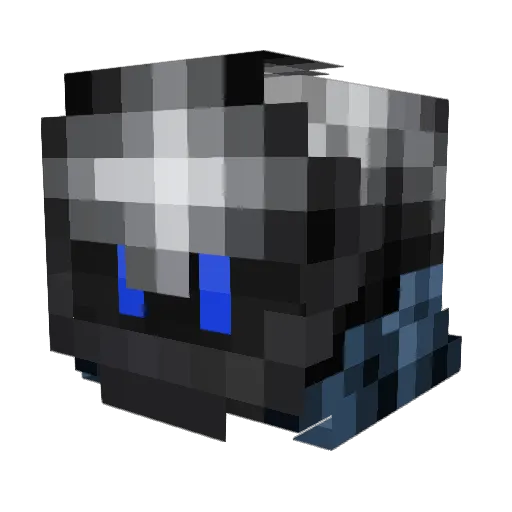 Skylander14 Minecraft avatar head, 3D render