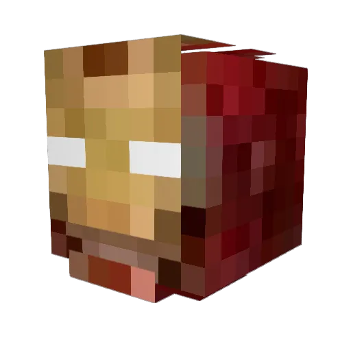 Skylar97 Minecraft avatar head, 3D render