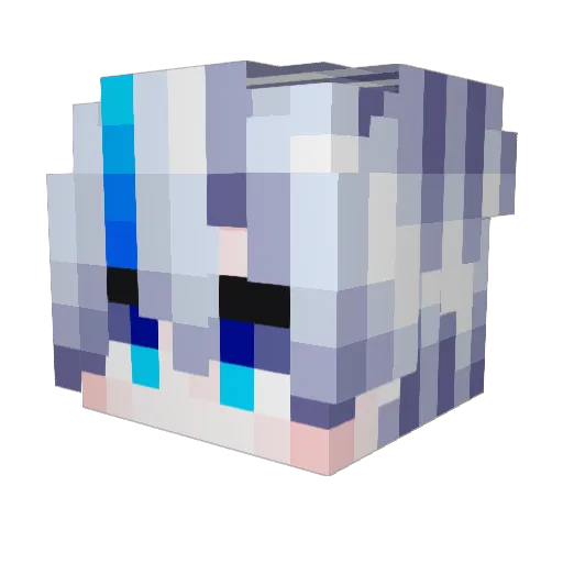 Skylar_GG Minecraft avatar head, 3D render