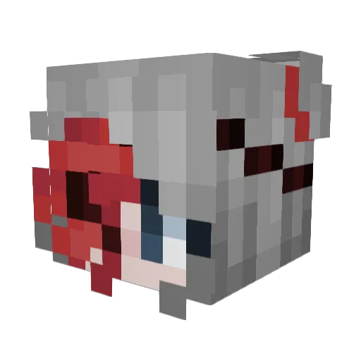 Skylar_Walker Minecraft avatar head, 3D render
