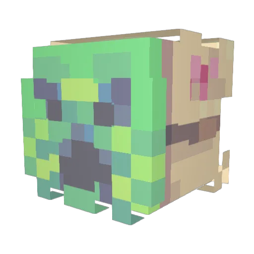 Skylar_potato Minecraft avatar head, 3D render