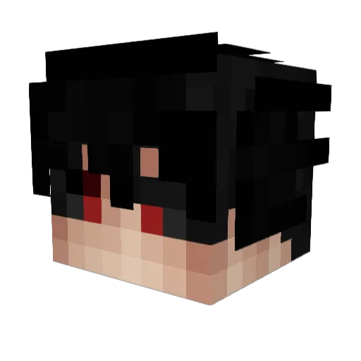 SkylerBDF Minecraft avatar head, 3D render